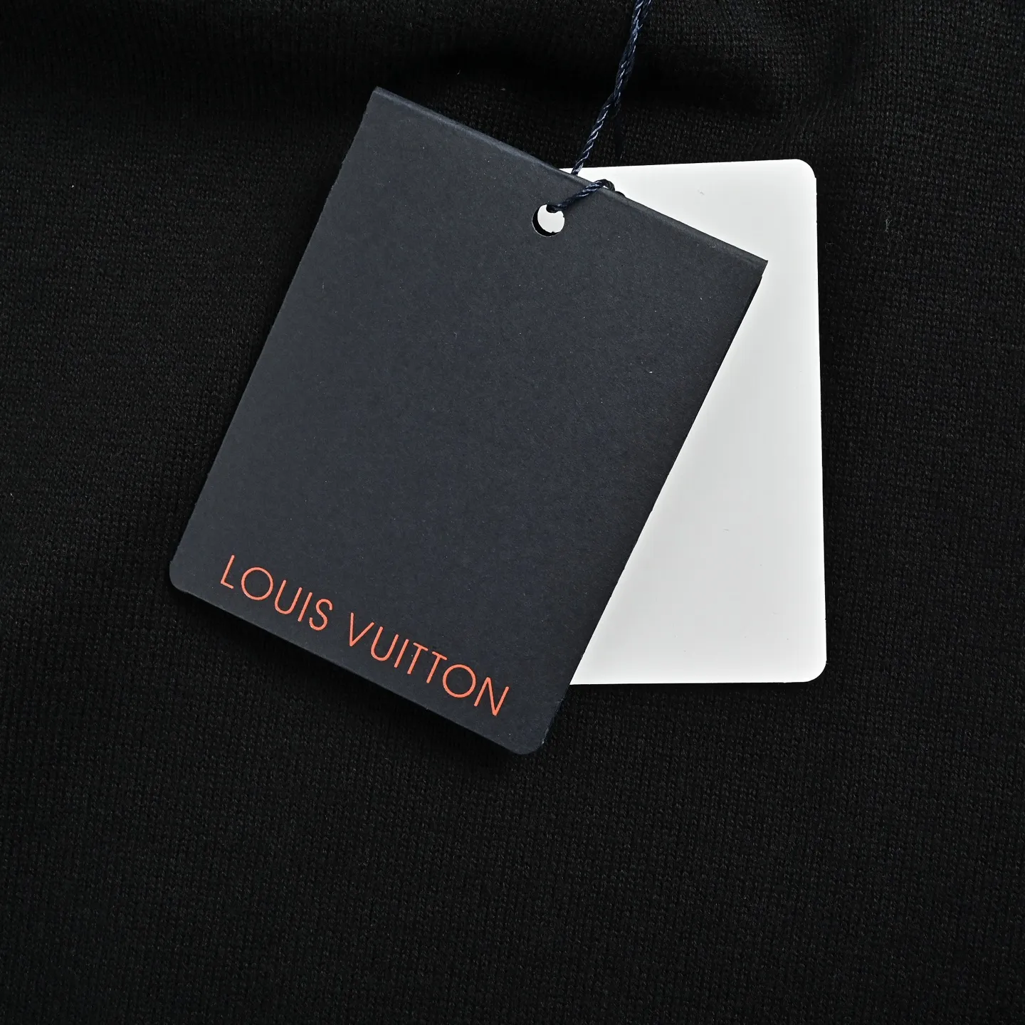 Louis Vuitton Louis Vuitton jacquard knitted short sleeves with logo on cuffs and small letters